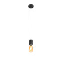 Pendel LALU� E27 IP20, sort d�mpbar