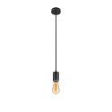 SLV Pendel LALU� E27 IP20, sort d�mpbar