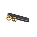 V�g- og Loftlampe DYSKO IP20, guld, sort, lakeret d�mpbar