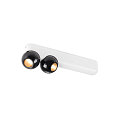 V�g- og Loftlampe DYSKO IP20, sort, hvid, lakeret d�mpbar