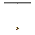 Pendel DYSKO IP20, guld, sort d�mpbar