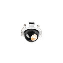 SLV Indbygnings loftlampe DYSKO rund IP20, sort, hvid d�mpbar