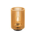 Bordlampe WUD TL cylindrisk E27 IP20, naturlig farve d�mpbar