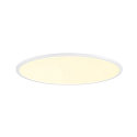 Loftlampe PANEL 60 rund, egnet til VDU-arbejdsstationer IP20, hvid, lakeret d�mpbar