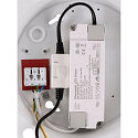 SLV Loftlampe PANEL 60 rund, egnet til VDU-arbejdsstationer IP20, hvid, lakeret d�mpbar