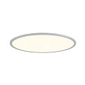 SLV Loftlampe PANEL 60 rund, egnet til VDU-arbejdsstationer IP20, gr�, lakeret d�mpbar