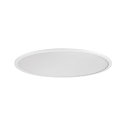 SLV Loftlampe PANEL 60 rund, egnet til VDU-arbejdsstationer IP20, hvid, lakeret d�mpbar