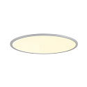 Loftlampe PANEL 60 rund, egnet til VDU-arbejdsstationer IP20, gr�, lakeret d�mpbar