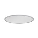 SLV Loftlampe PANEL 60 rund, egnet til VDU-arbejdsstationer IP20, gr�, lakeret d�mpbar