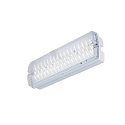 SLV V�g- og Loftlampe P-LIGHT firkantet IP65, gennemsigtig, hvid, lakeret 
