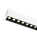 SLV Loftlampe GLENOS� PRO UGR < 19, egnet til VDU-arbejdsstationer IP20, sort, hvid, lakeret d�mpbar