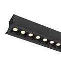 SLV Loftlampe GLENOS� PRO UGR < 19, egnet til VDU-arbejdsstationer IP20, sort, lakeret d�mpbar