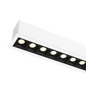 SLV Loftlampe GLENOS� PRO UGR < 19, egnet til VDU-arbejdsstationer IP20, sort, hvid, lakeret d�mpbar