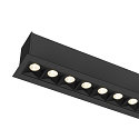 SLV Loftlampe GLENOS� PRO UGR < 19, egnet til VDU-arbejdsstationer IP20, sort, lakeret d�mpbar