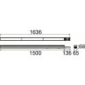 SLV Lys b�rer EASYLIGHT 1500 135 835/840/850 BK WB ML, sort