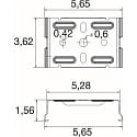 SLV Lysb�nd system loftmontering EASYLIGHT SCF M6 BK, sort