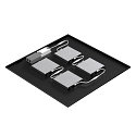 SLV LED panel PAVANNO 625 UGR < 19, egnet til VDU-arbejdsstationer, d�mpbar 22W 3440lm 3000|4000K 45� CRI 80-89