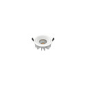 ceiling recessed luminaire DOWNLIGHT P 165 DALI rigid, DALI controllable, impact resistant, wired through IP54, white dimmable