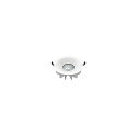 ceiling recessed luminaire DOWNLIGHT P 230 ON-OFF rigid, impact resistant, multipower, wired through IP54, white 