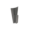 SLV Udend�rs wall luminaire RASTERLYS WL UP/DOWN direkte / indirekte, konisk, havluftbestandig IP65, antracit d�mpbar