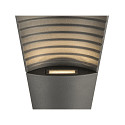SLV Udend�rs wall luminaire RASTERLYS WL UP/DOWN direkte / indirekte, konisk, havluftbestandig IP65, antracit d�mpbar