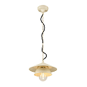 Pendel SEJERO E27 IP65, beige dæmpbar