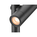 SLV Jordspydslampe HELIA SLIM POLE DOUBLE med stik IP65, sort