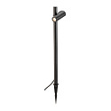 SLV Jordspydslampe HELIA SLIM POLE SINGLE med stik IP65, sort
