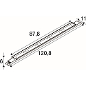 SLV Loftlampe BATTEN INDUSTRY C IP23, hvid 