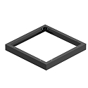 monteringsramme PANEL P | PAVANNO, sort