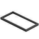 mounting frame PANEL P | PAVANNO, black