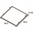SLV mounting frame PANEL P | PAVANNO, white