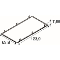 SLV mounting frame PANEL P | PAVANNO, black