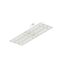 3-faset lampe TRACK PANEL IP20, hvid 