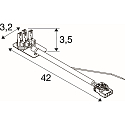 SLV stik tilslutning RETRO CON 4P001 4-polet, hvid