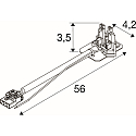 SLV plug-in connector RETRO CON 4P005 4-pole, white