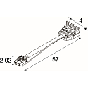 SLV stik tilslutning RETRO CON 4P006 4-polet, hvid