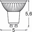 SLV WIFI LED Smart lyskilde ZigBee styrbar GU10 4,9W 300lm 100° dæmpbar klar