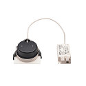 SLV VERLUX, Indbygningslampe, LED, 3000K, mat hvid, 8,5x8,5 cm, 10W
