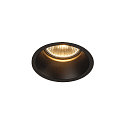 Indbygningslampe Downlight HORN GU10 Downlight, rund, max. 50W, Clip fjedre, sort