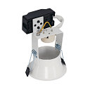 SLV Ceiling recessed luminaire HORN GU10 Downlight, round, max. 50W, clip springs, white