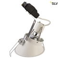 SLV Indbygningslampe HORN-A GU10, 1xGU10, 230V, Clip fjedre, hvid