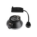 Indbygningslampe HORN-O, 1xGU10, 230V, Clip fjedre, sort