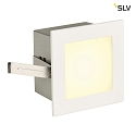 SLV Indbygningslampe FRAME BASIC LED, hus hvid, LED varmhvid