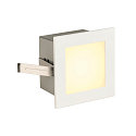 Indbygningslampe FRAME BASIC LED, hus hvid, LED varmhvid