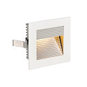 Indbygningslampe FRAME CURVE LED hvid, LED varmhvid
