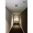 SLV LED Downlight st NEW TRIA II DL SQUARE Indbygningslampe, 2x6W, 38, 2700K, inkl. netdel , Clip fjedre, sort