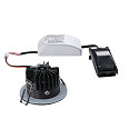 LED Indbygningslampe PATTA-I, rund, 12W, COB LED, 38�, 3000K, IP65, inkl. netdel