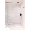 LED Indbygningslampe PATTA-F, rund, 12W, COB LED, 38�, 3000K, IP65, inkl. netdel