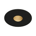 LED Recessed luminaire H-LIGHT 1 LED, 11,5W, 20�, 2700K, incl. driver, clip spring, matt black